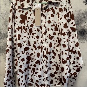 Cow print shirt